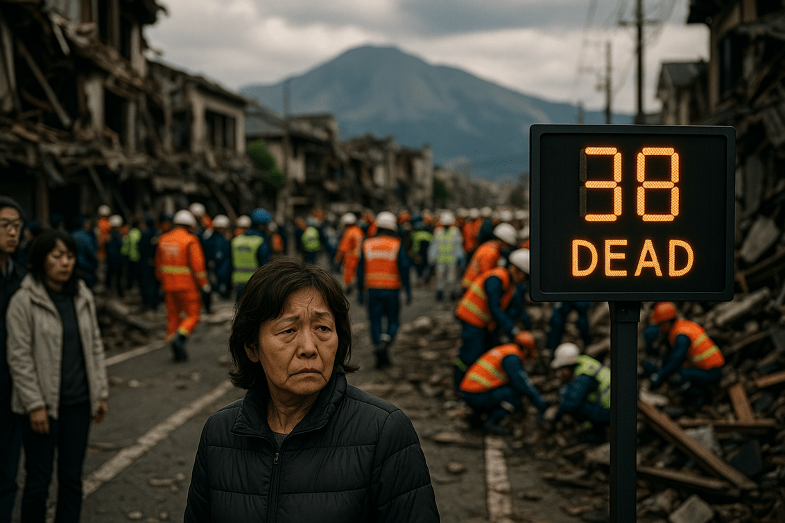 Gempa Jepang: Kerusakan terlihat, trauma mendalam dirasakan.
