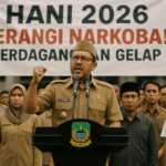 alt_text: Poster HANI 2026 Garut mengajak perang total melawan narkoba.