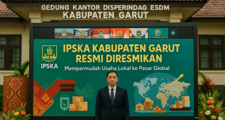 alt_text: Gerbang IPSKA Garut, pintu masuk inovasi dan pertumbuhan menuju pasar ekspor internasional.