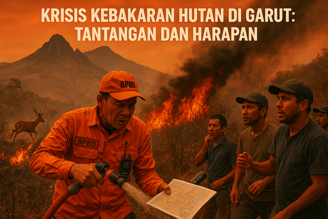 Kebakaran hebat di Cadas Gantung, Garut, jadi peringatan serius bagi lingkungan dan manusia.