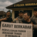 alt_text: Korban terluka akibat sengketa parkir, menyoroti dampak fisik dan moral konflik sehari-hari.
