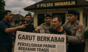 alt_text: Korban terluka akibat sengketa parkir, menyoroti dampak fisik dan moral konflik sehari-hari.