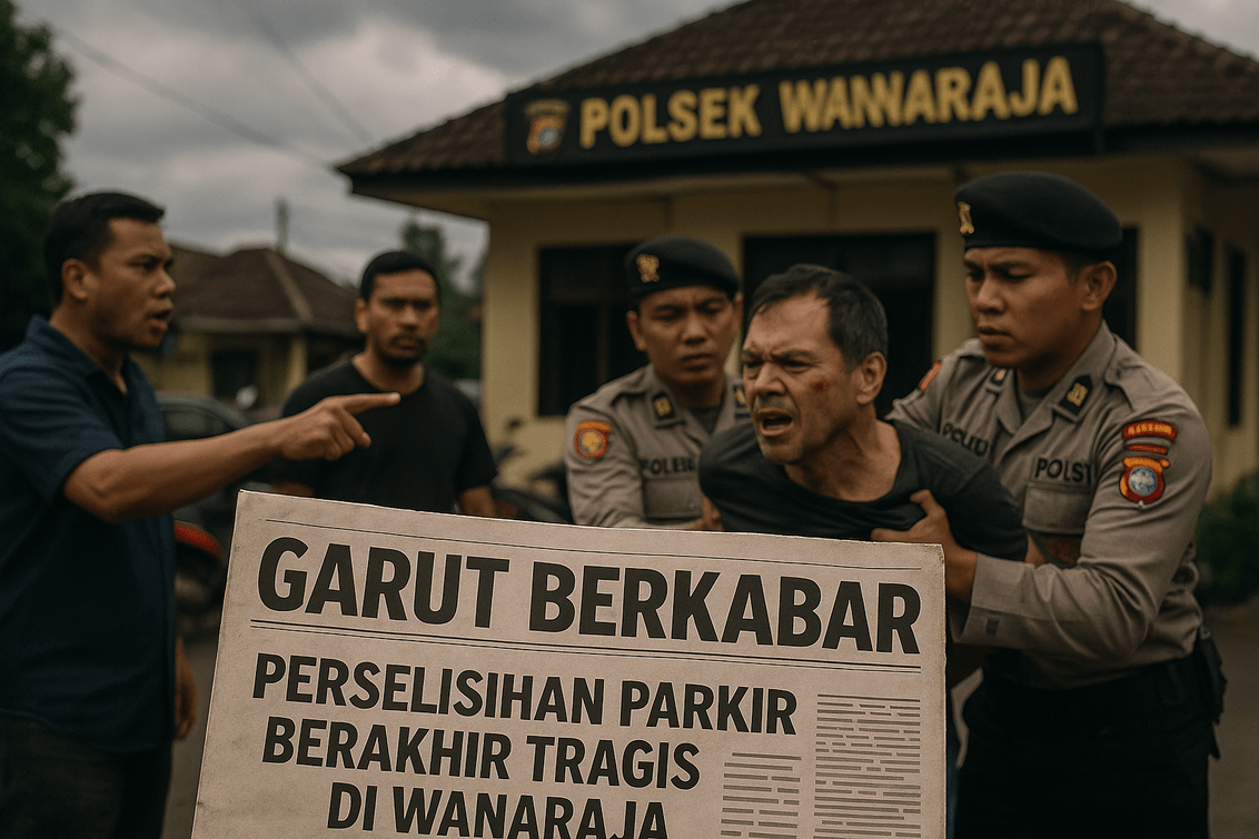 alt_text: Korban terluka akibat sengketa parkir, menyoroti dampak fisik dan moral konflik sehari-hari.