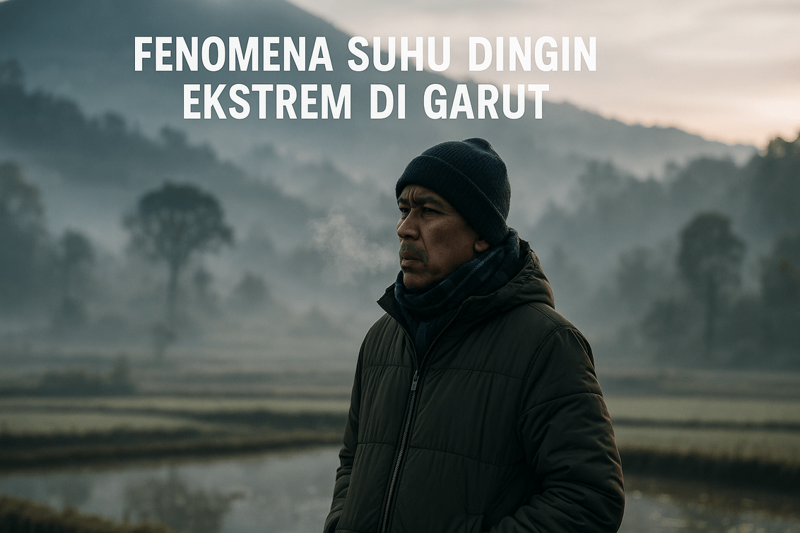 Suhu dingin melanda Garut saat kemarau, warga menggigil akibat udara sejuk yang tak biasa.