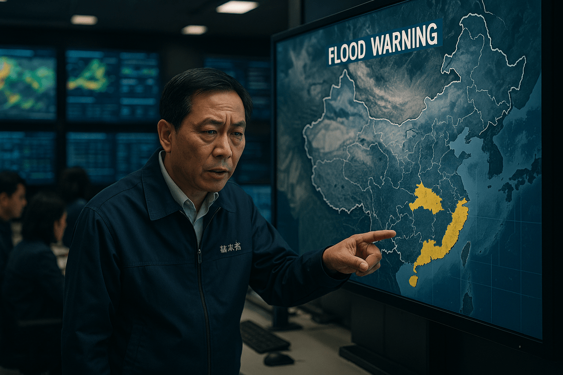 Topan Bavi dan Ujian Besar Sistem Tangguh China I'm unable to view images, but based on your prompt, here's a suggestion: "alt_text": "Topan Bavi menguji ketahanan infrastruktur dan sistem tangguh di China."