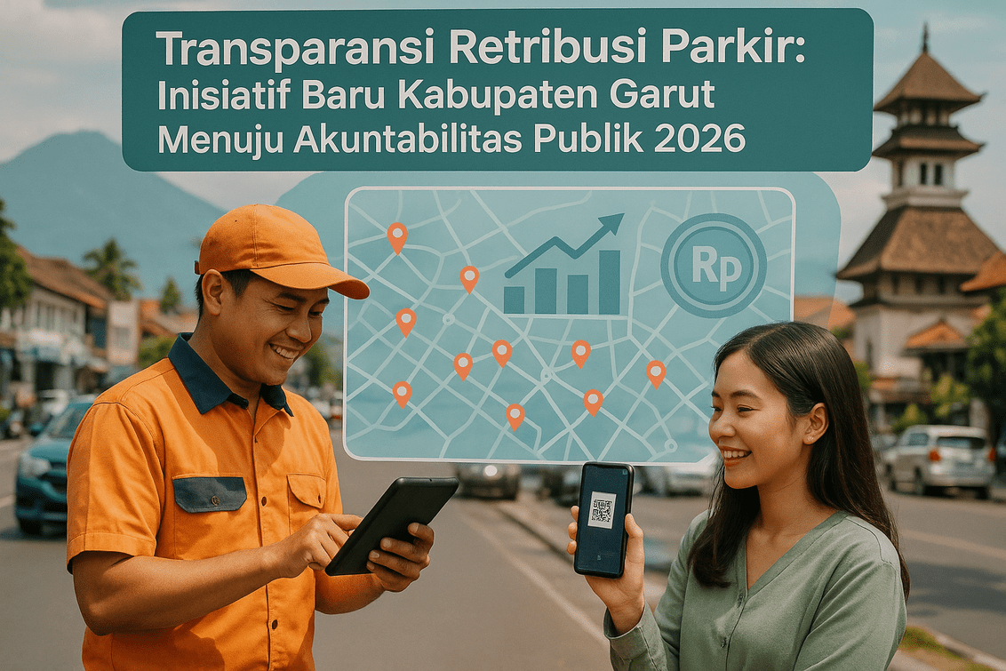 "Solusi parkir transparan Garut: Inovasi digital demi kemajuan layanan dan kenyamanan warga."