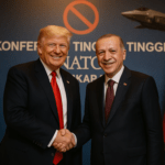 "alt_text": "Trump dan Erdogan dalam diskusi, membentuk dinamika baru geopolitik dunia."