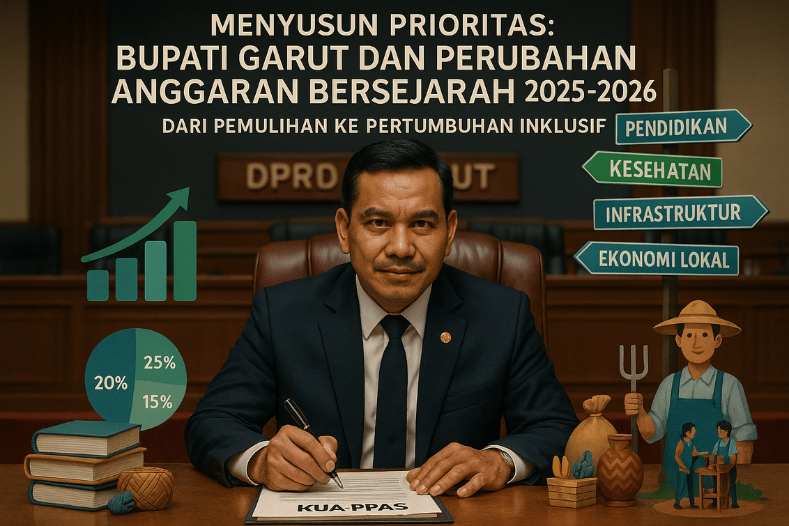Bupati Garut fokus pada anggaran yang memprioritaskan kebutuhan warga.