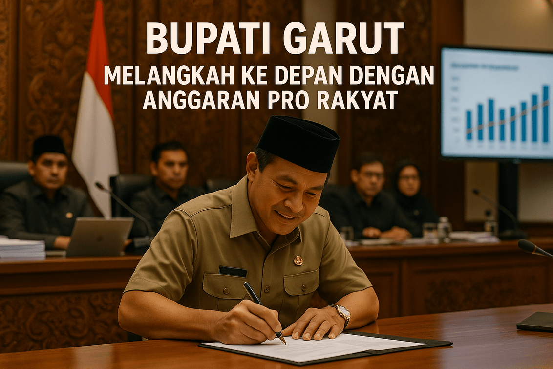 Bupati Garut di Persimpangan Fiskal Pro Rakyat Bupati Garut hadapi dilema anggaran, berjuang pilih kebijakan fiskal yang pro-rakyat.