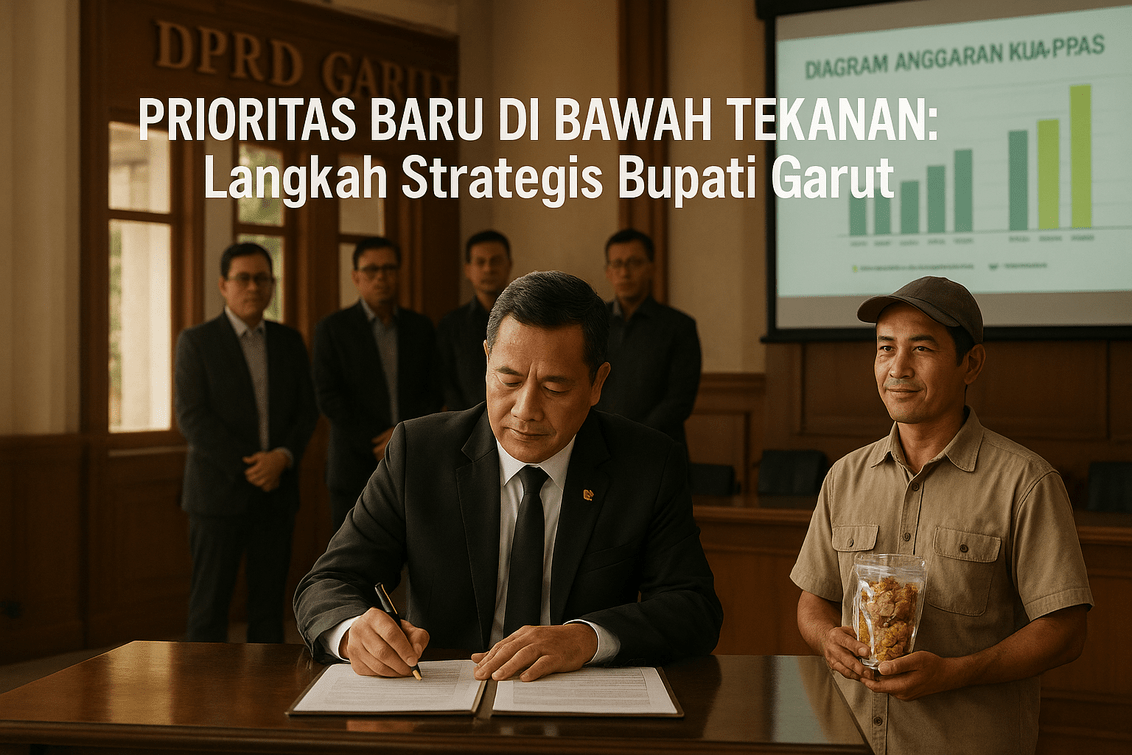 Bupati Garut optimis mencari solusi kreatif di tengah tantangan krisis anggaran.