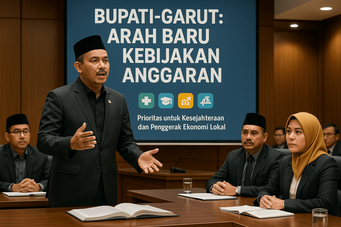 Bupati Garut mengoptimalkan anggaran untuk mendukung kesejahteraan warga.