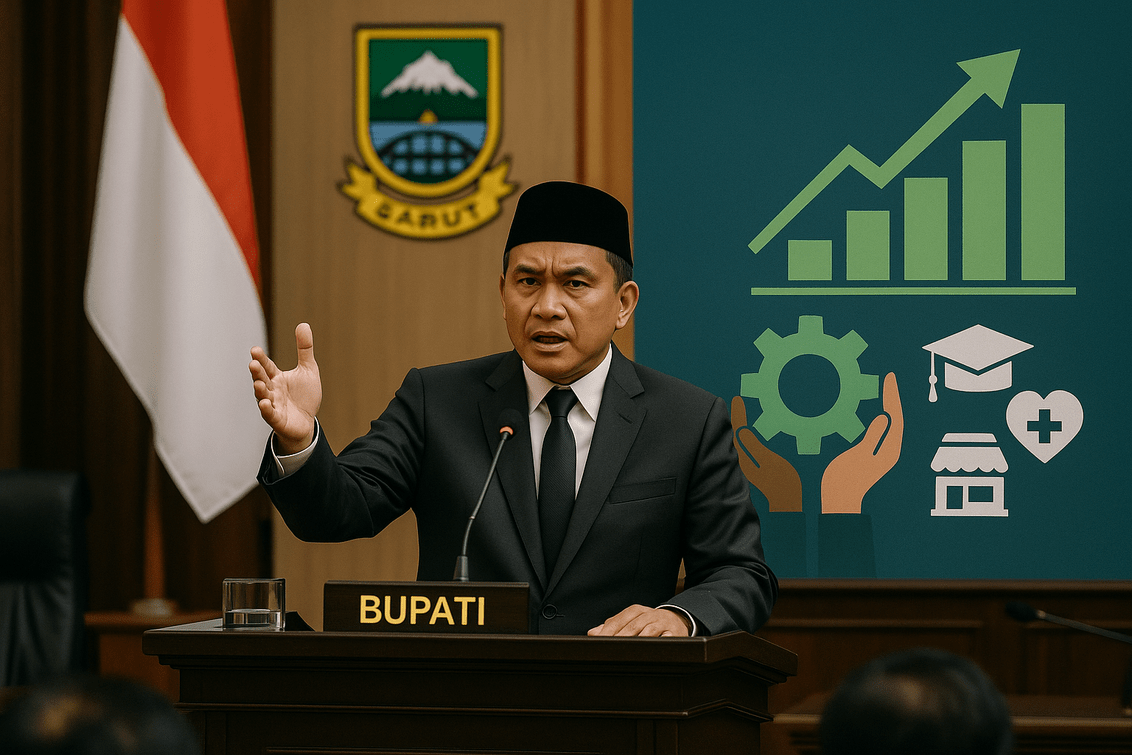 Bupati Garut fokus alokasikan dana demi kesejahteraan masyarakat.