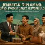 "Diplomasi Parlemen mendorong ekspor produk unggulan Garut ke pasar internasional."