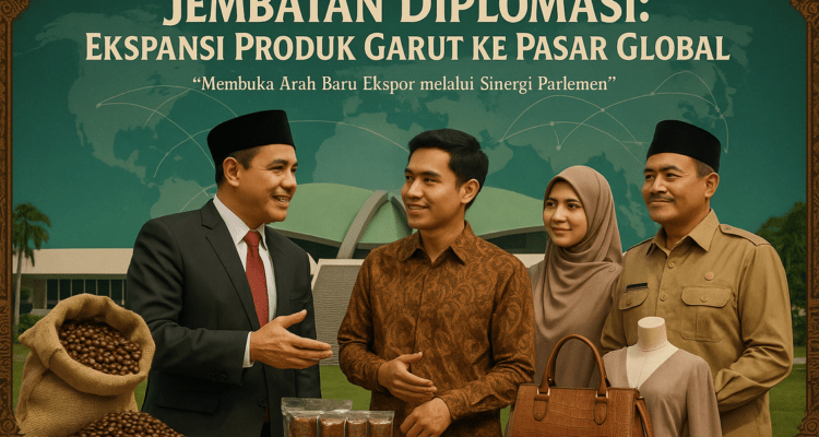 "Diplomasi Parlemen mendorong ekspor produk unggulan Garut ke pasar internasional."