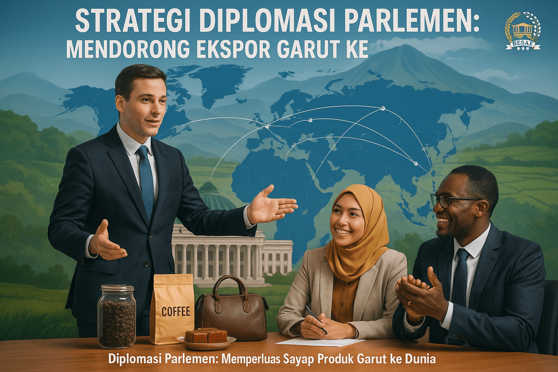 Diplomasi parlemen dorong ekspor Garut, buka peluang internasional lebih cepat.
