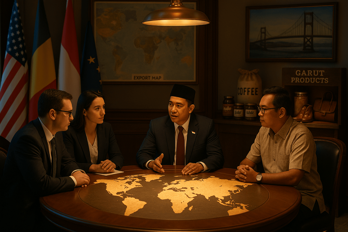 Ekspor produk Garut meningkat berkat diplomasi parlemen, membuka pasar internasional baru.