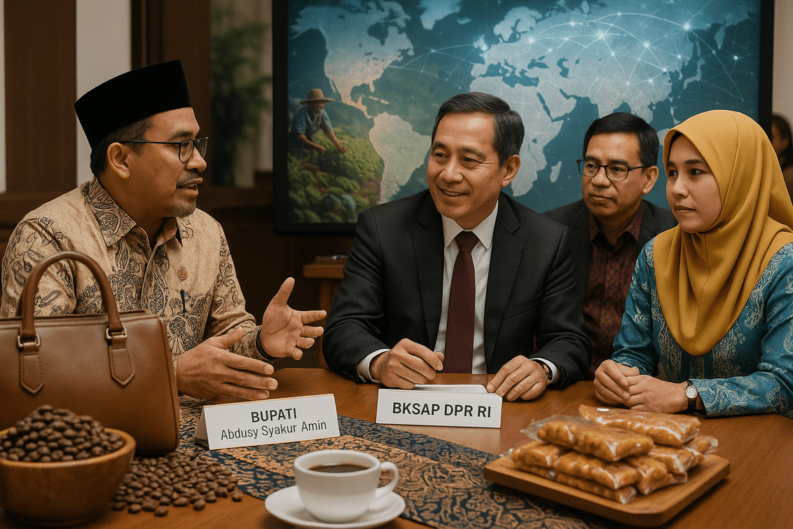 "Diplomasi Parlemen tingkatkan ekspor produk lokal Garut ke pasar internasional."