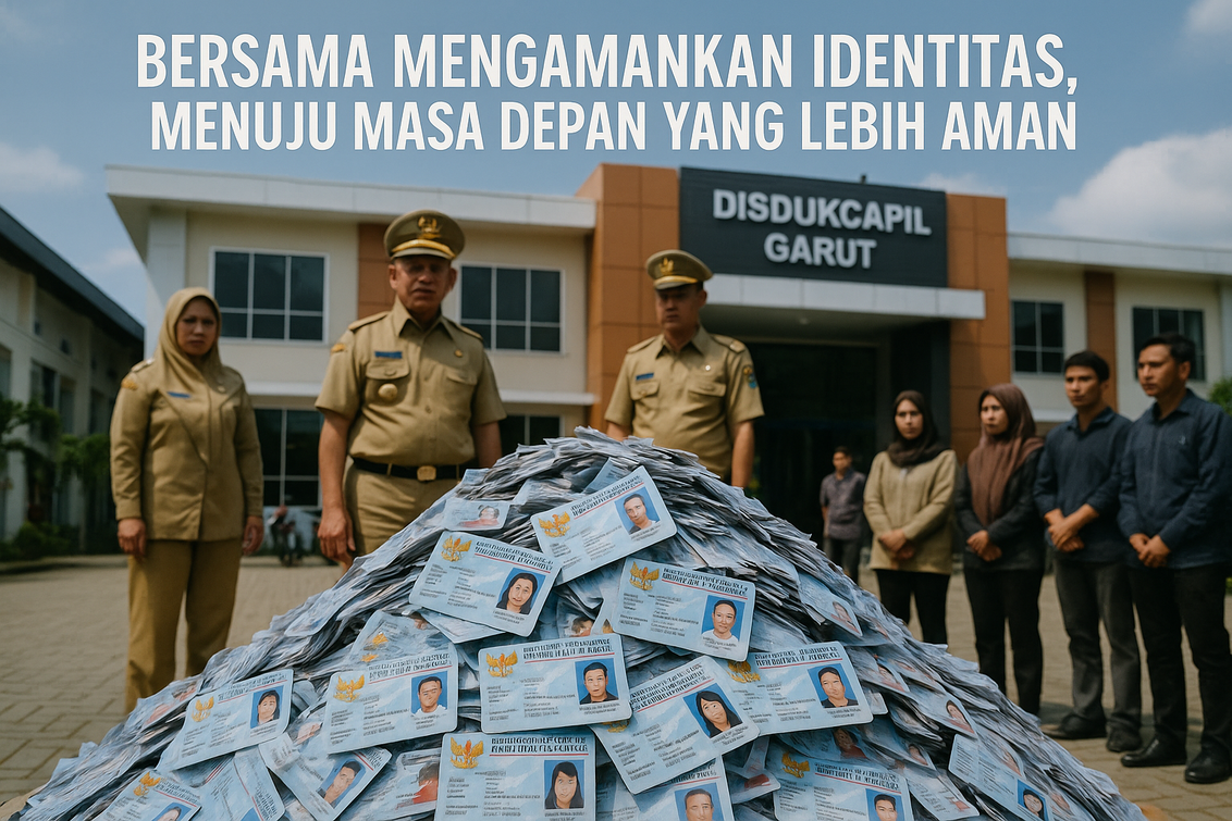 "Disdukcapil Garut berjuang melawan penyalahgunaan KTP secara diam-diam untuk keamanan data."