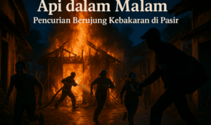 Dugaan pencurian picu kebakaran rumah di Leles; penyelidikan polisi sedang berlangsung.