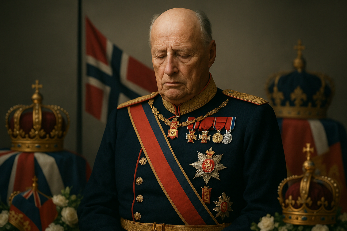 "Dunia berduka atas Raja Harald V; monarki Norwegia menghadapi era baru."