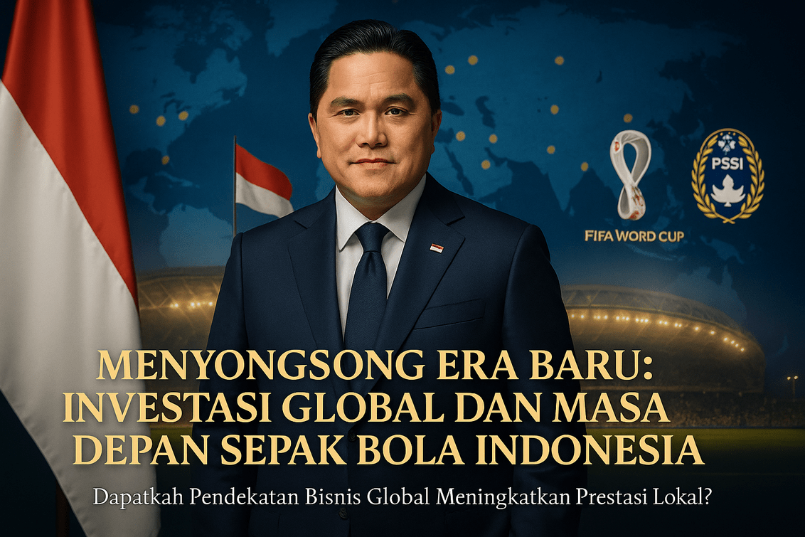Erick Thohir dorong investasi di Piala Dunia, buka peluang baru dalam bisnis sepak bola.