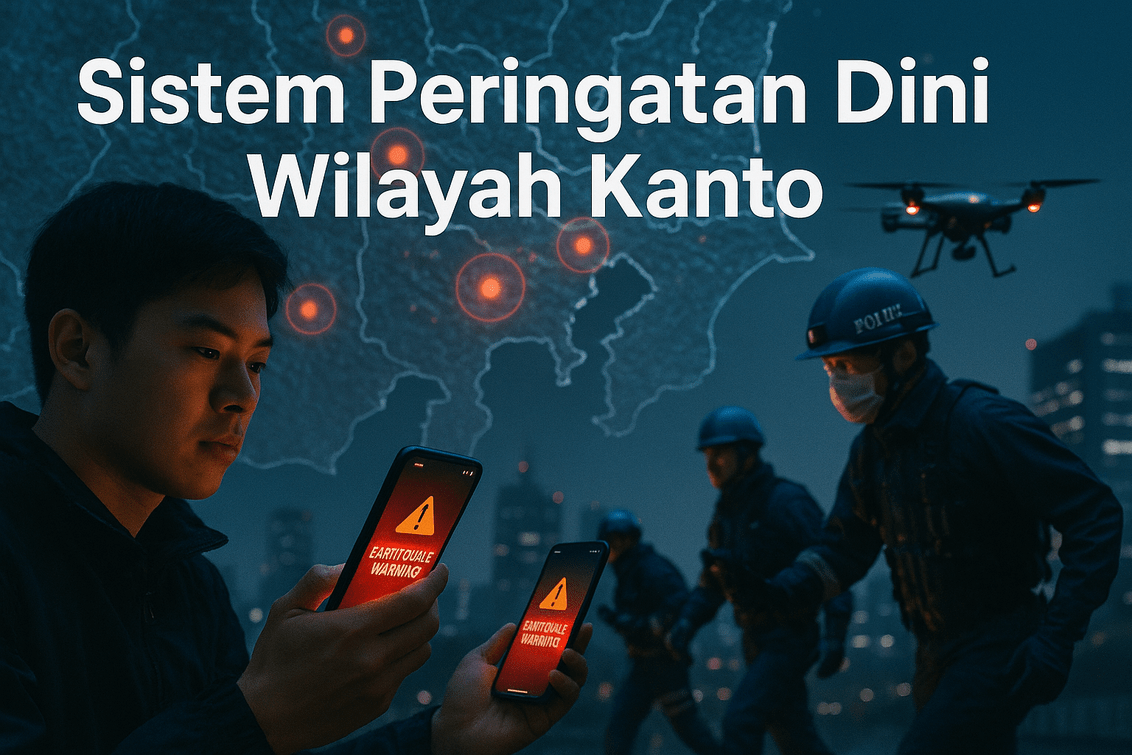 Gempa 5,9 M di Jepang, menunjukkan efek guncangan global dan dampak seismik mendunia.