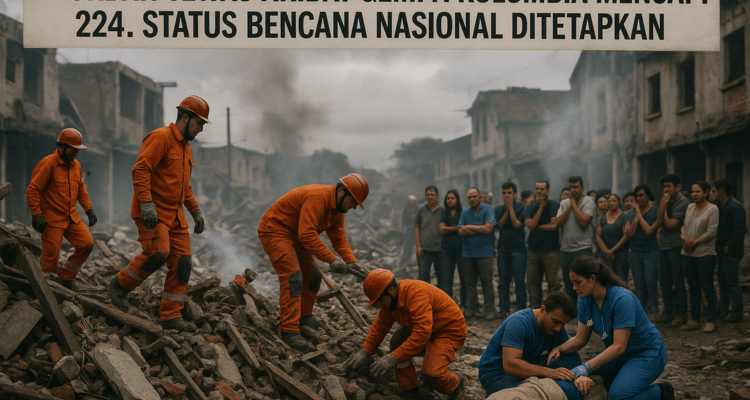 Gempa Kolombia mengguncang dunia, memicu solidaritas dan kesadaran akan dampak bencana.