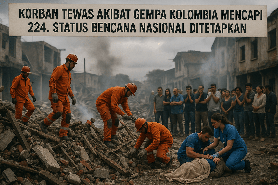 Gempa Kolombia mengguncang dunia, memicu solidaritas dan kesadaran akan dampak bencana.