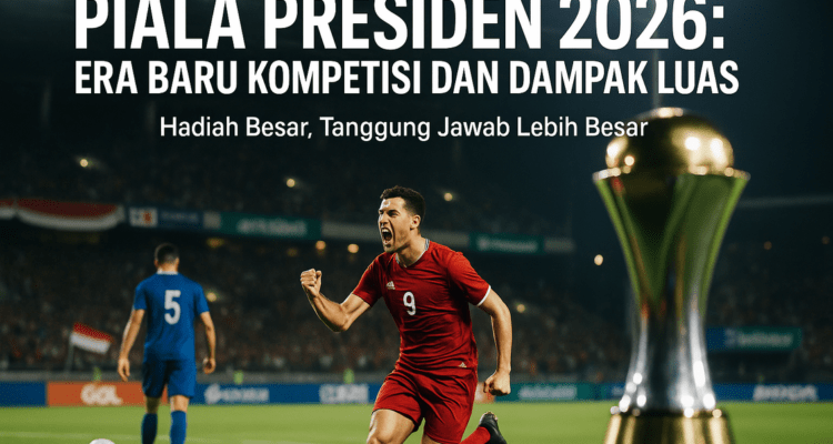 "Piala Presiden 2026 hadir dengan hadiah lebih besar, menarik perhatian para atlet dan penggemar."