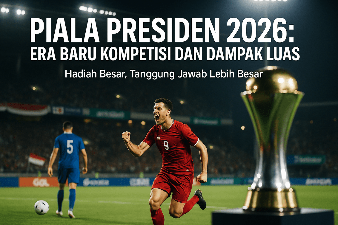 "Piala Presiden 2026 hadir dengan hadiah lebih besar, menarik perhatian para atlet dan penggemar."