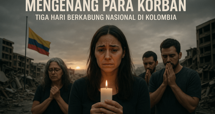 Kolombia berkabung pasca gempa dahsyat; suasana duka menyelimuti seluruh negeri.