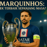 "Marquinhos menetapkan standar baru, memimpin era kejayaan dengan koleksi trofi dunia."