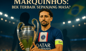 "Marquinhos menetapkan standar baru, memimpin era kejayaan dengan koleksi trofi dunia."