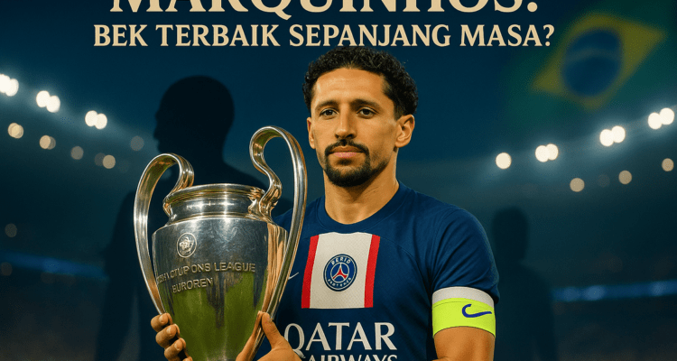 "Marquinhos menetapkan standar baru, memimpin era kejayaan dengan koleksi trofi dunia."