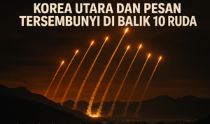 "10 rudal Korea Utara; pesan tersembunyi menantang dunia."