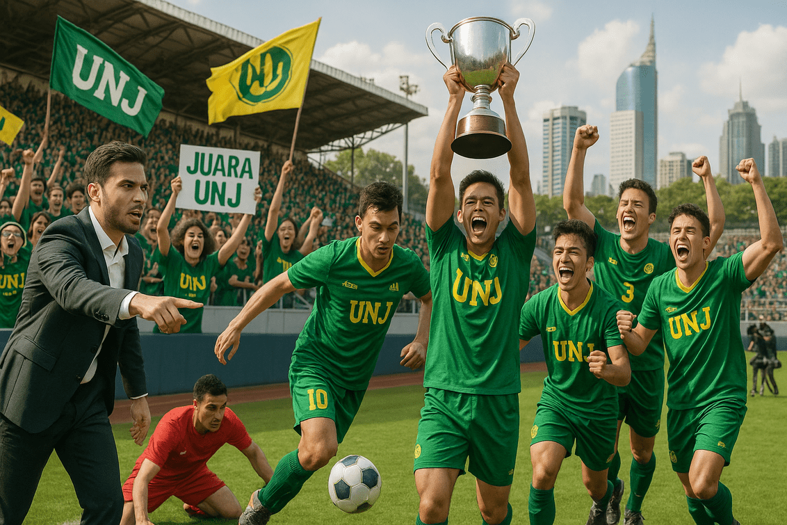 Liga Universitas 2026: UNJ Kuasai Jakarta Liga Universitas 2026: UNJ dominasi Jakarta dengan kemenangan gemilang! ๐