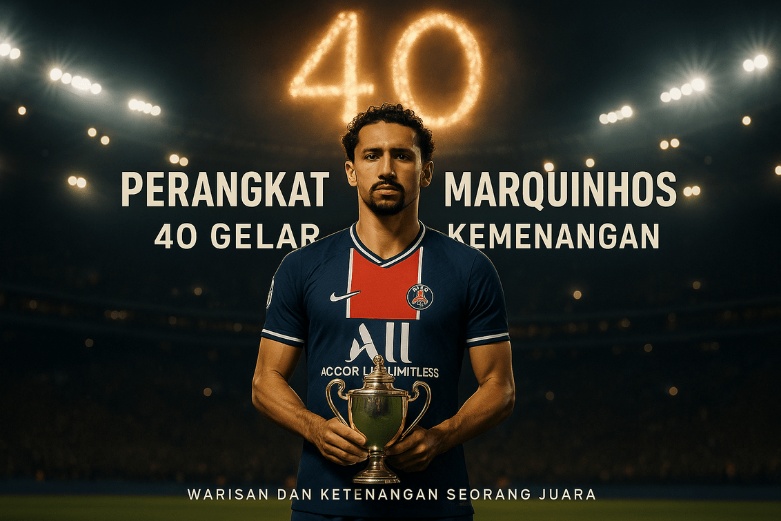 Marquinhos meraih gelar Raja Trofi Dunia, memimpin perolehan trofi global.