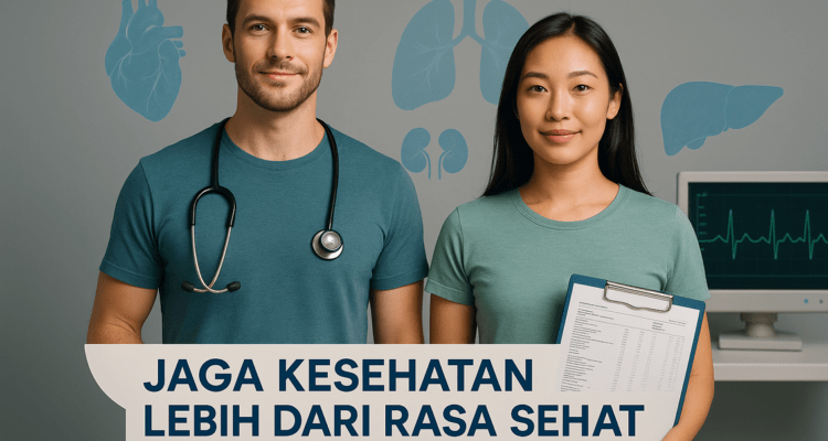 "Sehat tak selalu aman: Pentingnya cek kesehatan menyeluruh untuk pencegahan optimal."