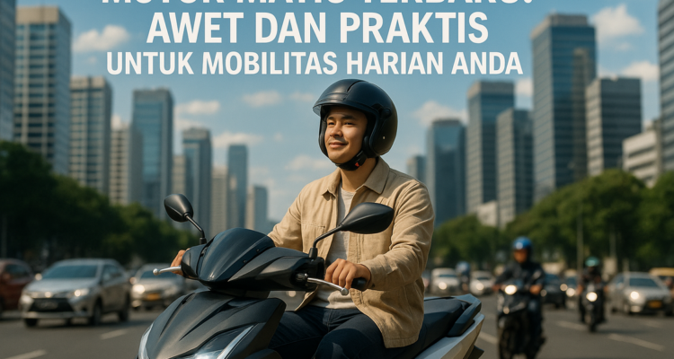 "Motor matic tangguh, solusi tepat untuk mobilitas sehari-hari di era modern."