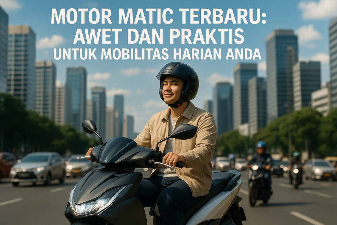 "Motor matic tangguh, solusi tepat untuk mobilitas sehari-hari di era modern."