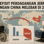 Neraca dagang Jerman–China alami tekanan, defisit meningkat, potensi ekonomi terganggu.