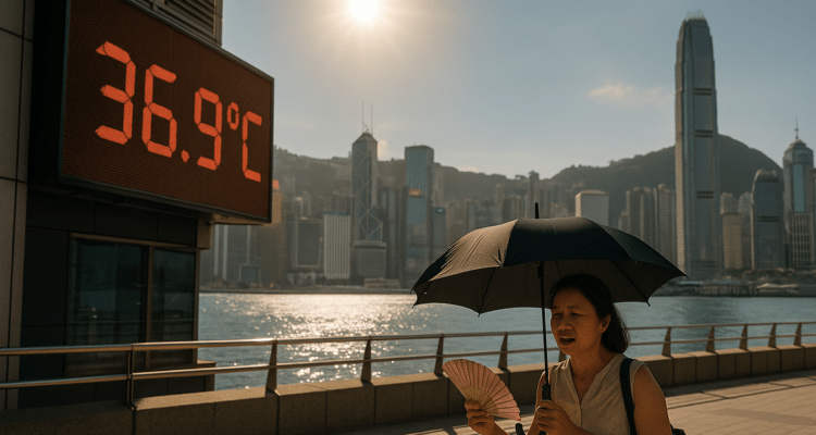 Panas ekstrem cetak rekor di Hong Kong; memicu kekhawatiran di tengah krisis iklim global.