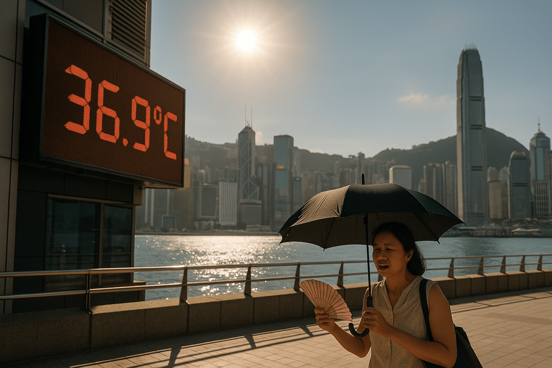 Panas ekstrem cetak rekor di Hong Kong; memicu kekhawatiran di tengah krisis iklim global.