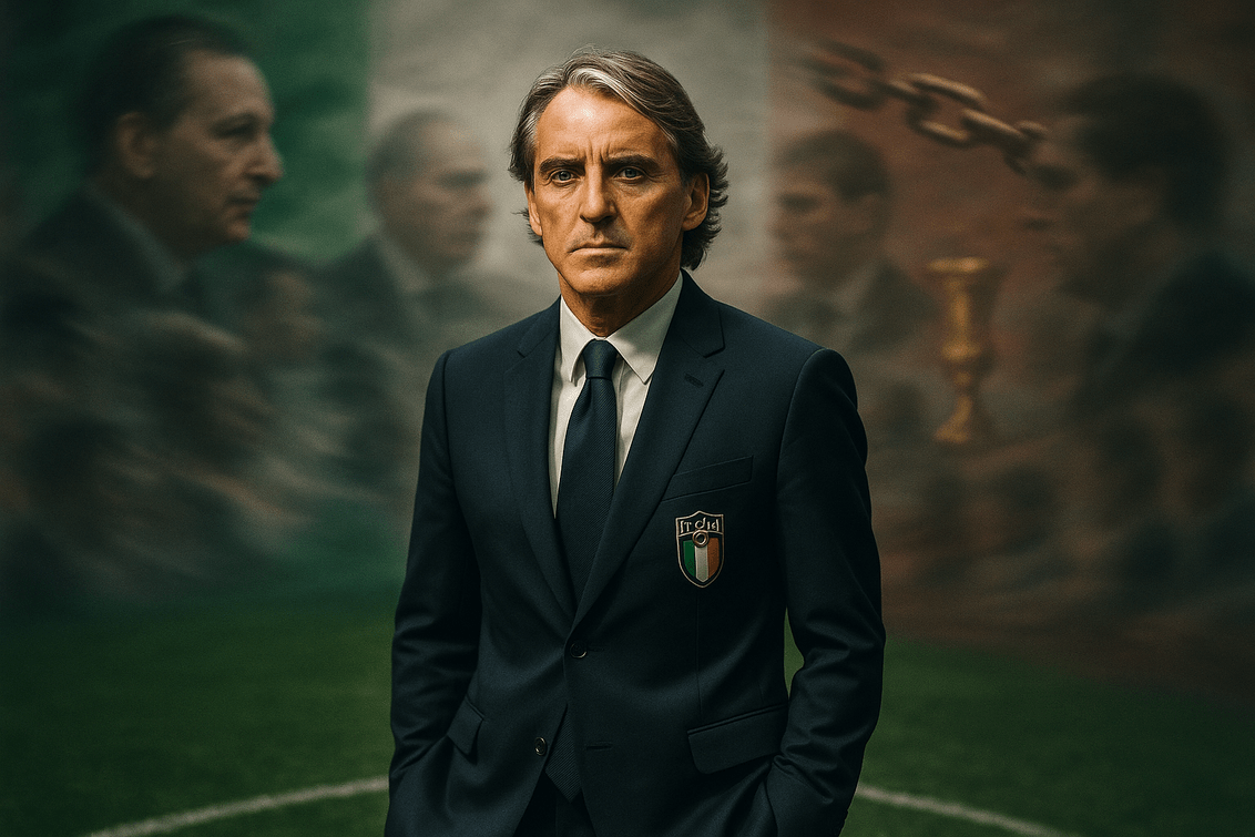 Roberto Mancini, Timnas Italia, dan Drama Kursi Panas Roberto Mancini di tengah sorotan, membahas perubahan kepelatihan Timnas Italia yang penuh tantangan.