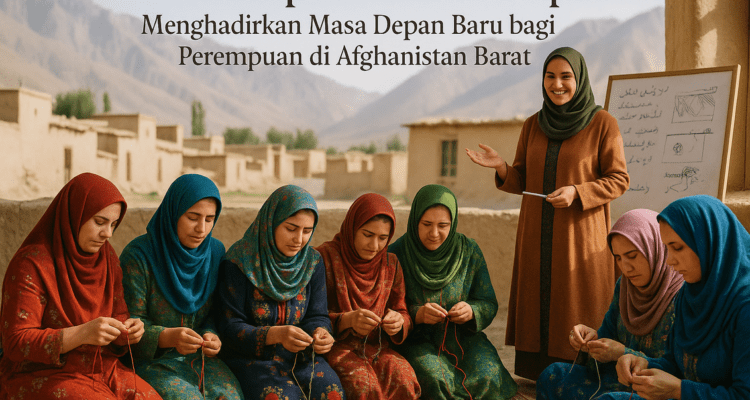 "Seni Afghan: Karya perempuan yang menggambar harapan di tengah pergolakan."