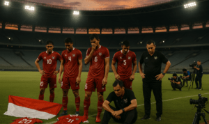 Timnas Indonesia berjuang mengatasi kutukan tanpa gelar di Piala AFF.