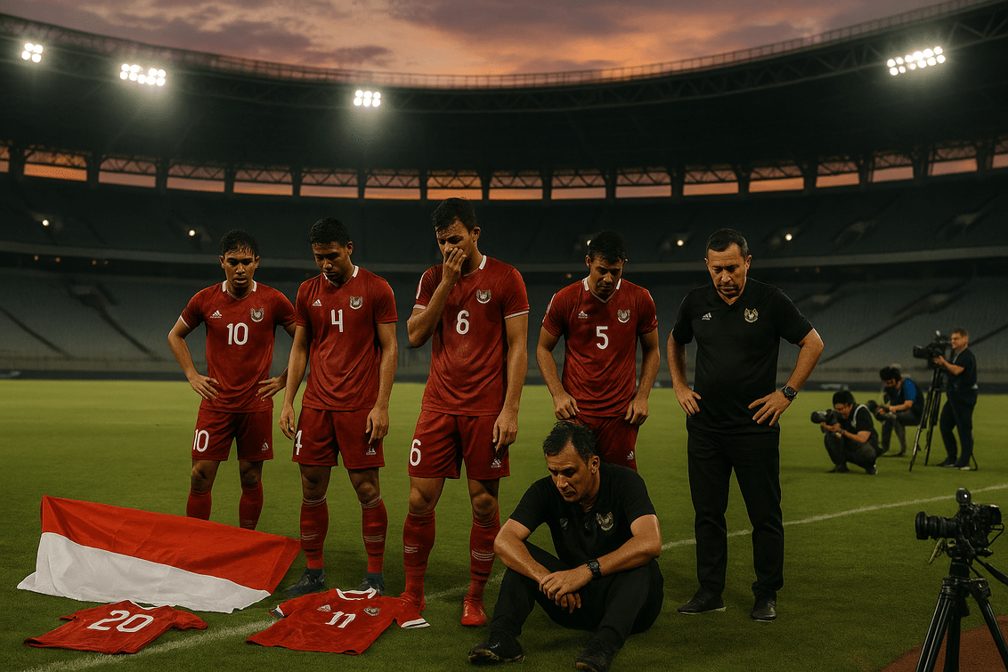 Timnas Indonesia berjuang mengatasi kutukan tanpa gelar di Piala AFF.