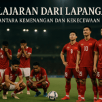 Timnas Indonesia kalah melawan Vietnam, belajar dari kekalahan tentang pentingnya efektivitas serangan.