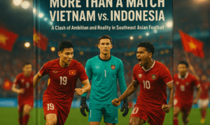 Vietnam siap hadapi Indonesia, fokus dan tenang di tengah sorotan jelang pertandingan.