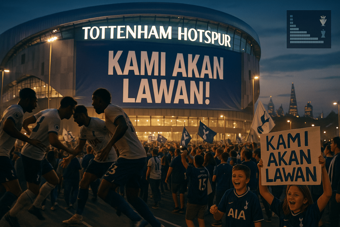 Tottenham: Slogan Baru, Semangat Lawan Liga Inggris!